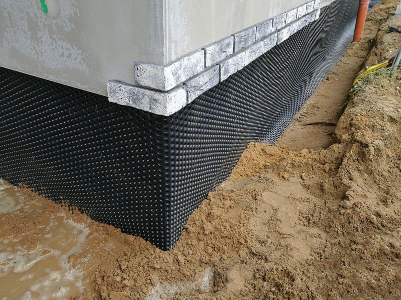 Foundation Wall Waterproofing Application